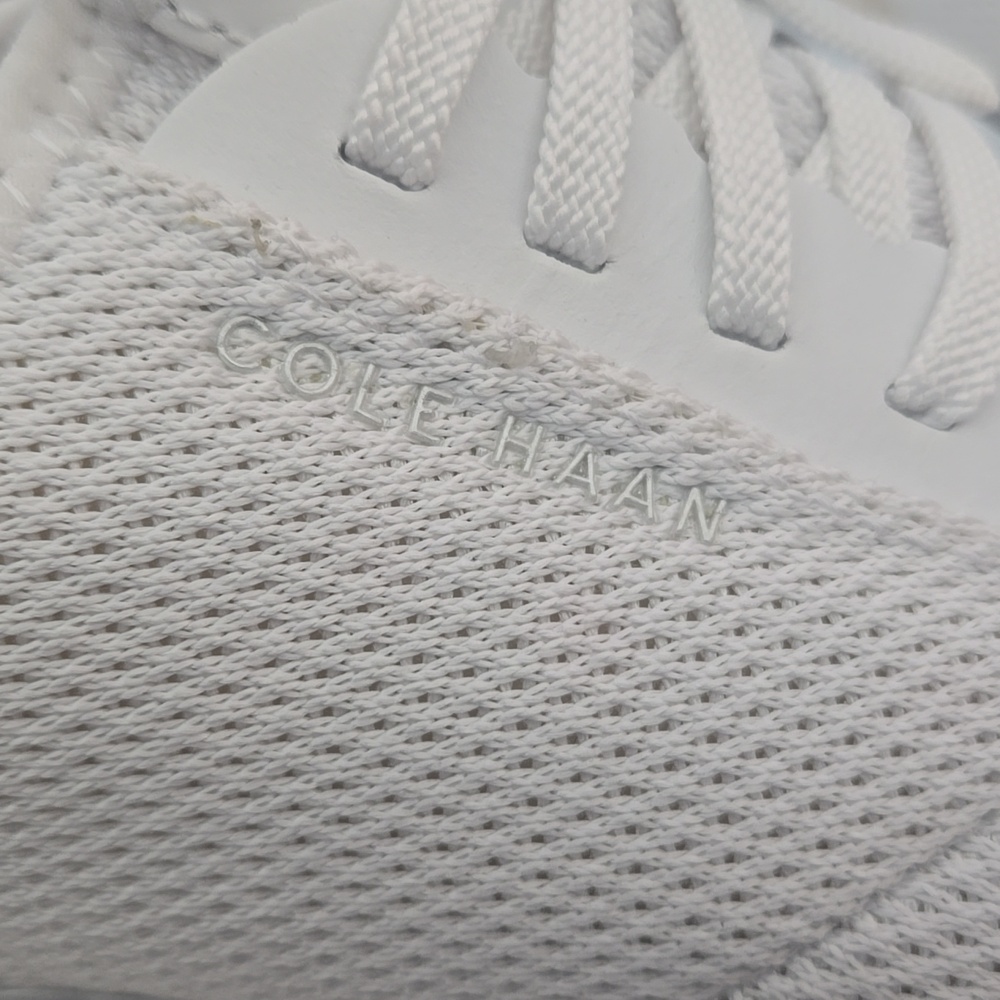 Cole hann grand sport journey sneaker White snakeskin silver size 9 women's - Picture 7 of 13